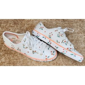 Keds Rifle Paper Co. Strawberry Sneakers Size 9